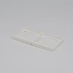 2x1 Rahmen für u::Lux Display & AddOn (Weiss)