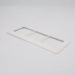 3x1 - Feller EDIZIOdue Rahmen u::Lux Edition (Weiss)